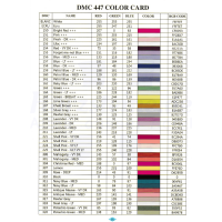 Color Card DMC 455